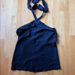 Balenciaga Silk Black Halter Top – Great Condition